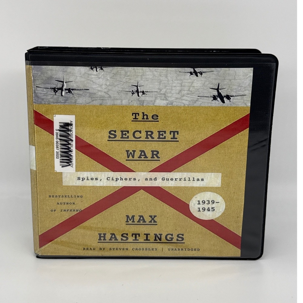 The Secret War Max Hastings 24 CD Audiobook Spies Ciphers Guerrillas WWII 2015